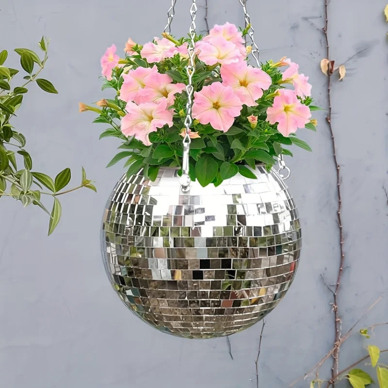 Jardinière à boules de miroir  - Self-Watering Planter avis et prix